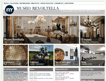 Tablet Screenshot of museorevoltella.it